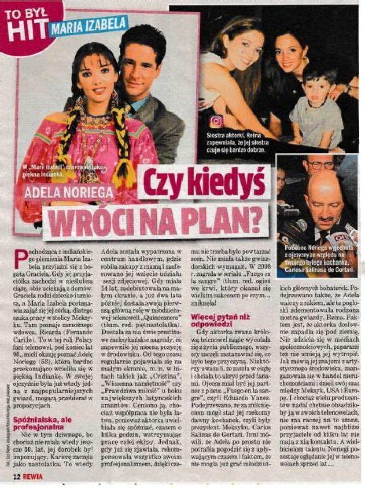 Who is Adela Noriega Dating Now