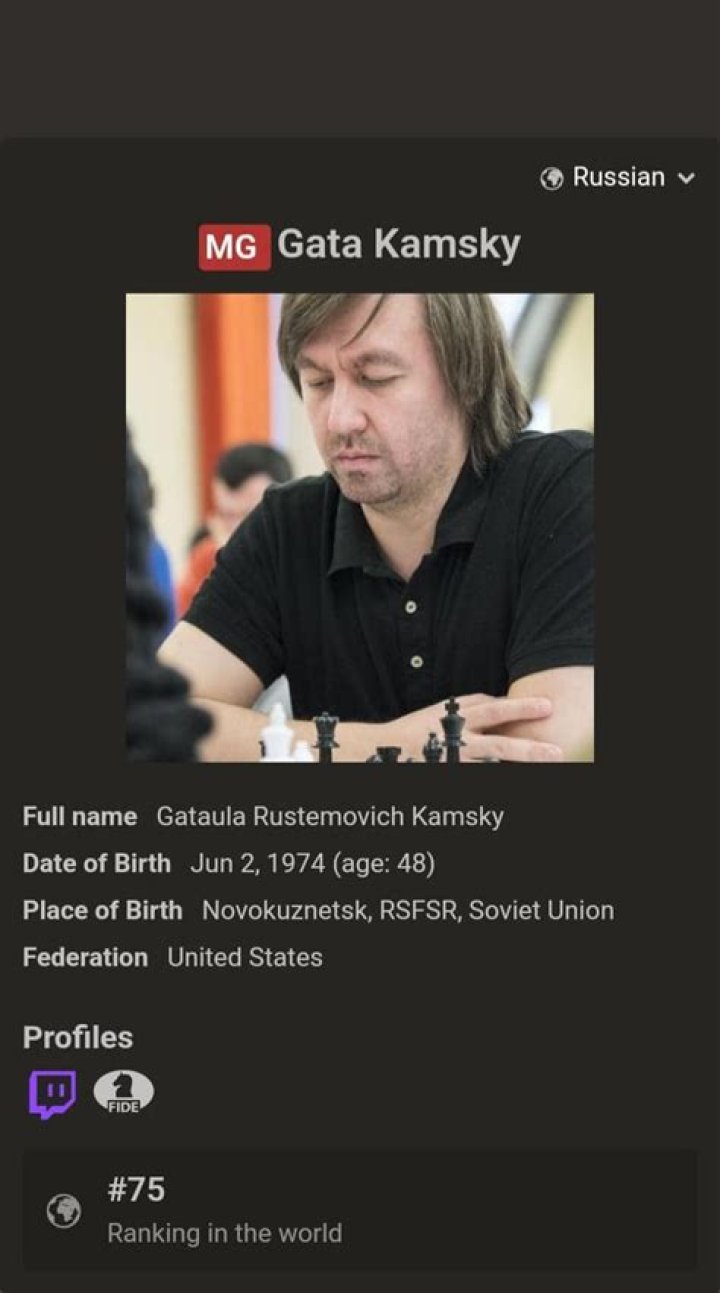 Who is Gata Kamsky Dating Now?