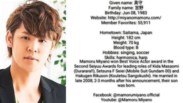 Who is Mamoru Miyano Dating Now