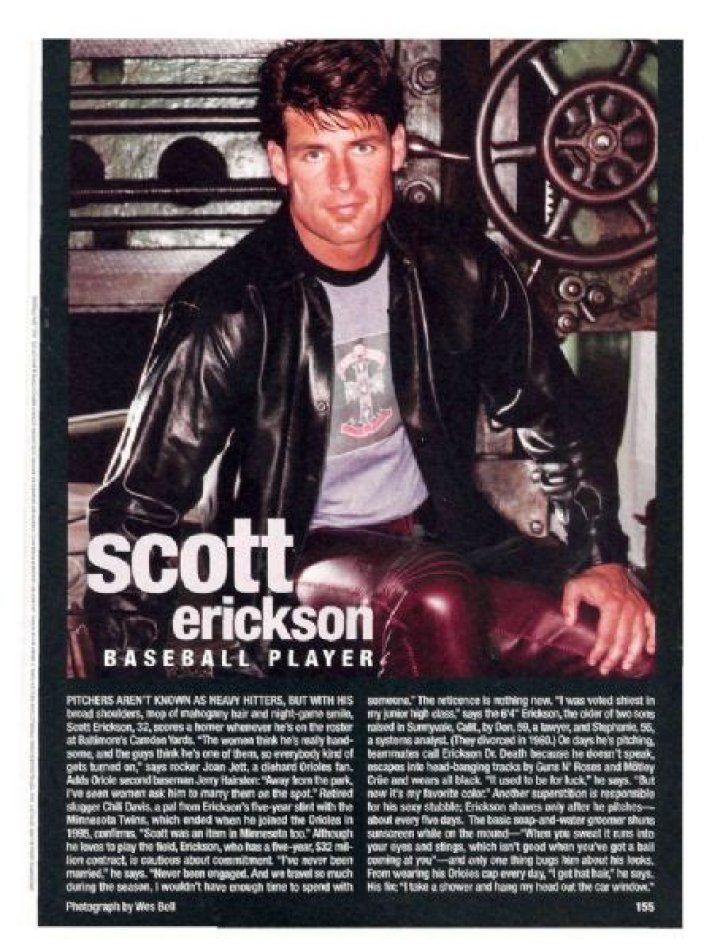 Who is Scott Erickson Dating Now